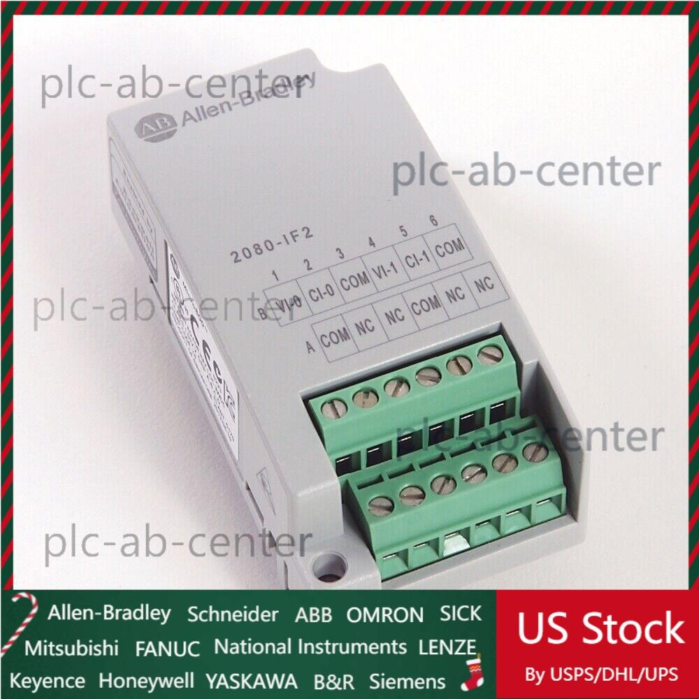 New AB 2080-IF2 Allen-Bradley Micro800 2 Point Analog Input Plug-In 2080IF2