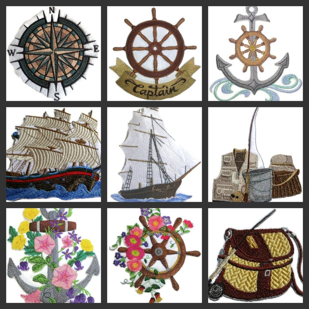 Ocean Calling Custom and Unique [ First Mate ] Embroidered Iron On/Sew Patch (5.