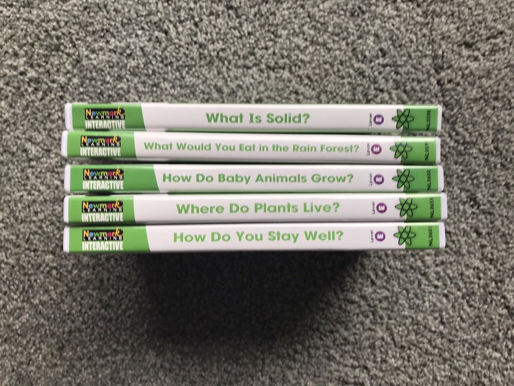 Newmark Interactive Whiteboard Resources Science Vol. 2 5 CD-ROM Set VG Cond