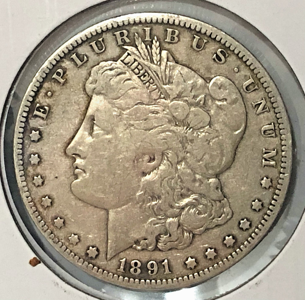 🇺🇸🇺🇸🇺🇸 1891 O SILVER MORGAN DOLLAR 🇺🇸🇺🇸🇺🇸