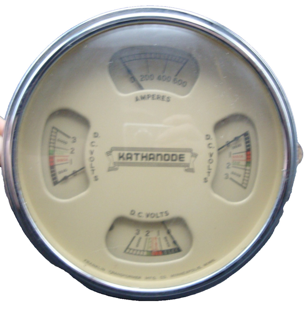 Vintage KATHANODE Battery Charging Meter (Qty 1)