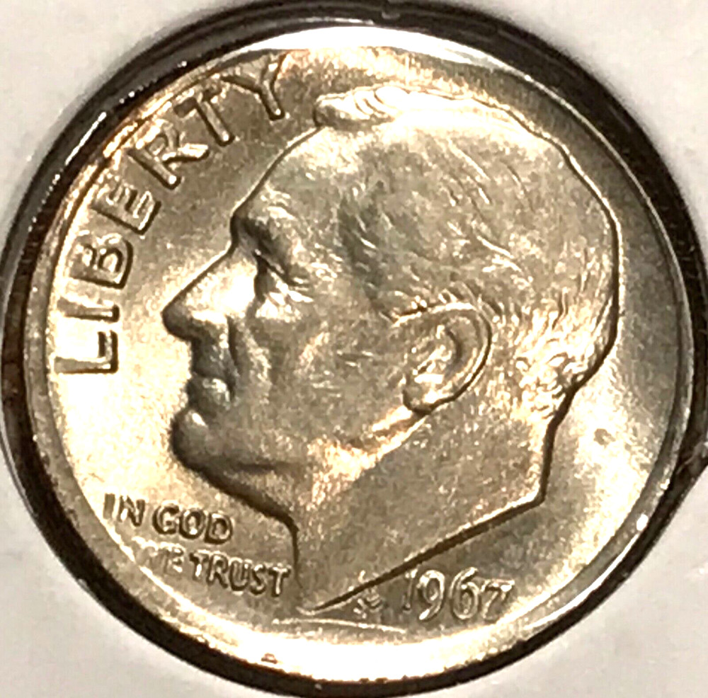 1967 Roosevelt Dime