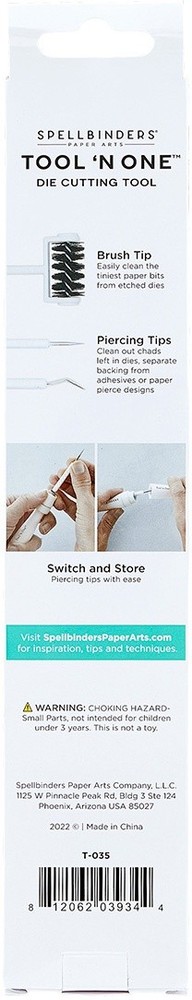 Spellbinders Tool N' One-White - T-035