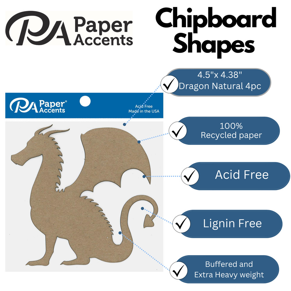 Chip Shape 6pc Dragon Natural
