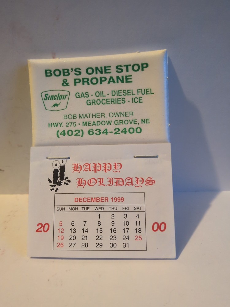Vintage 1999 - 2000 Mini Calendar