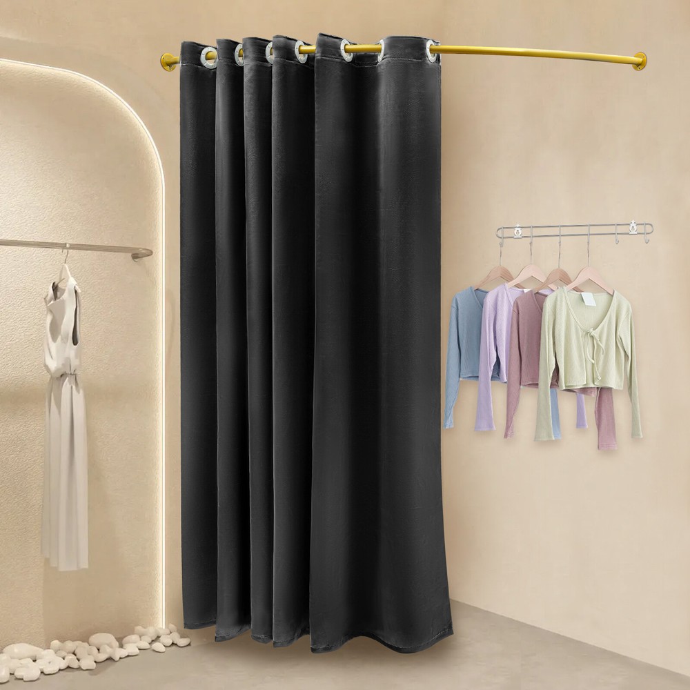 C-Shaped Privacy Protection Changing Room for Corners, Wall-Mounted Design