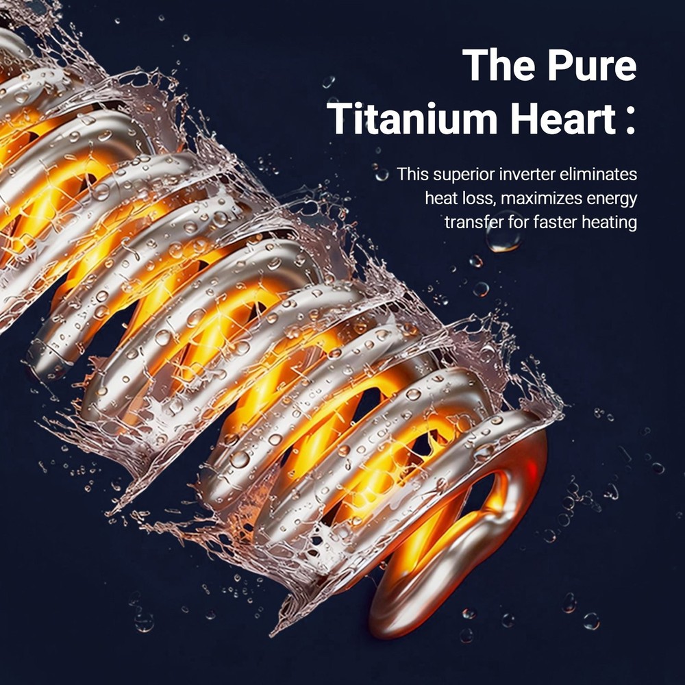 Inverter Pool Heater & Chiller 100000 BTU for 28000 Gallon