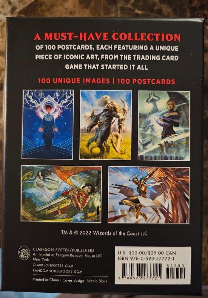 MAGIC The Gathering - 100 Postcards UNOPENED