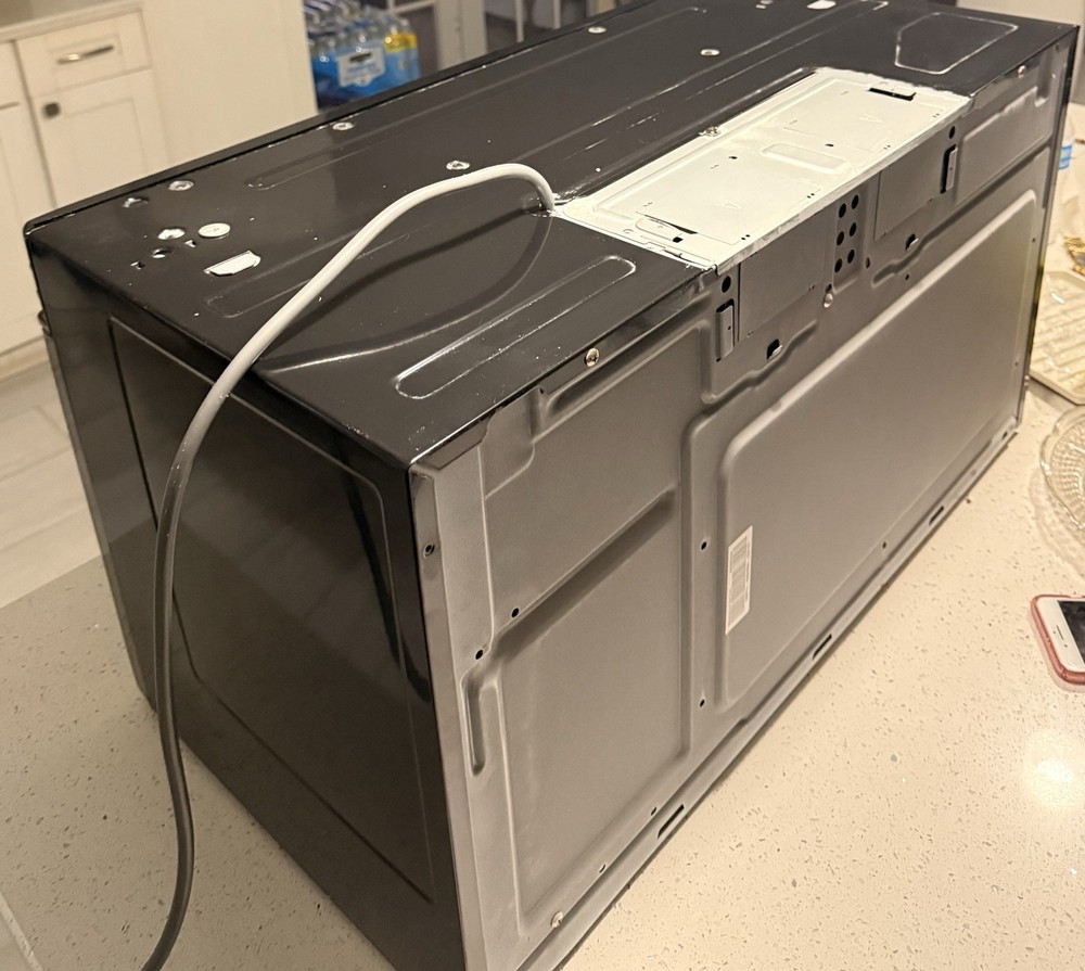 Maytag Over-the-Range Black Metal Microwave Digital Display Timer