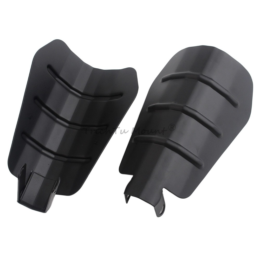Black Handguards Hand Guards Protector Wind Deflector For Harley Touring Glide
