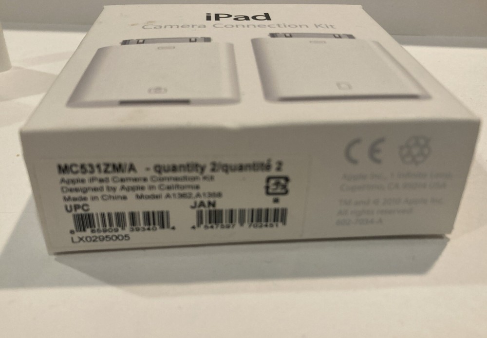 Apple iPad Camera Connection Kit MC531ZM/A