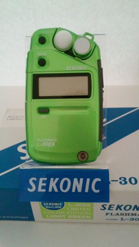 Sekonic 308S DISPLAY SAMPLES LIGHT METER (ALL 3 LIMITED COLORS SAMPLES ) RARE !!