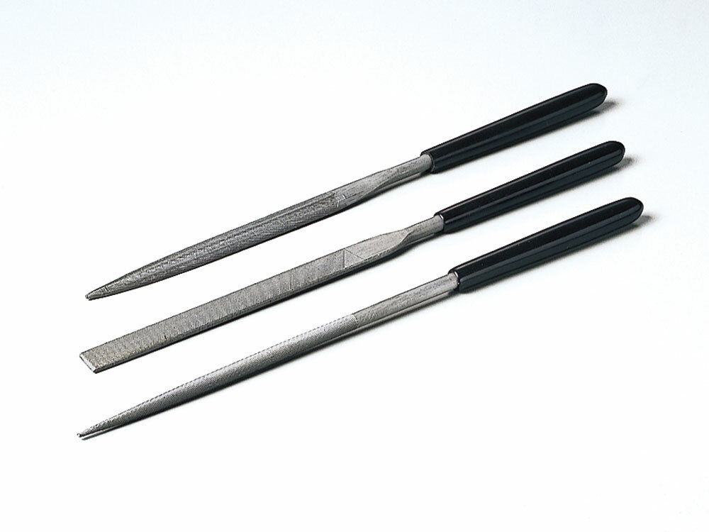 Tamiya Craft Tools Basic File Set (Medium Double-Cut) 74046