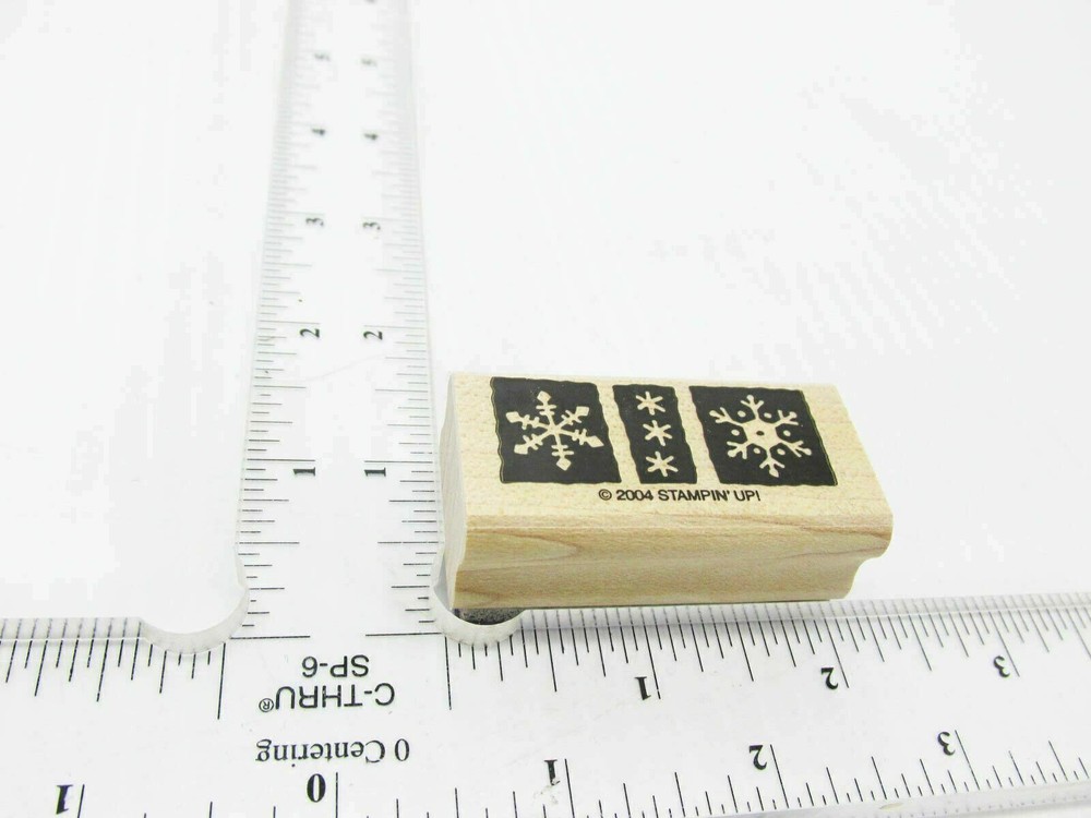 Snowflake Boarder Rubber Stamp - Stamp Set E43