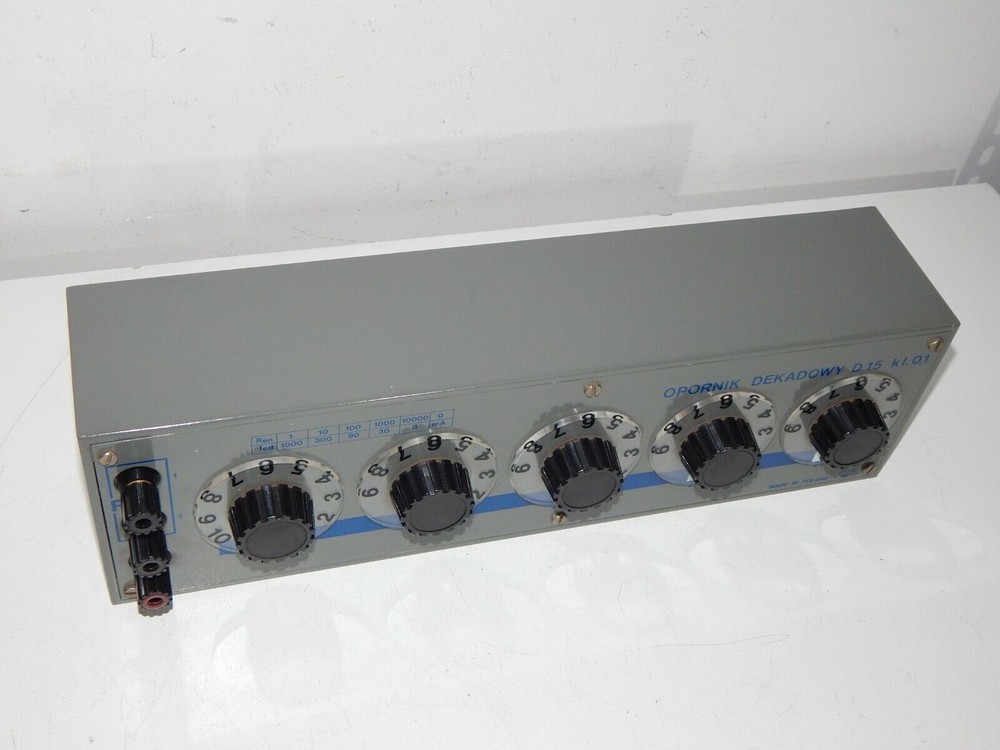 Crank Resistor D15 Resistor Box Box Precision Variable 0-99999 Ohm 0.1