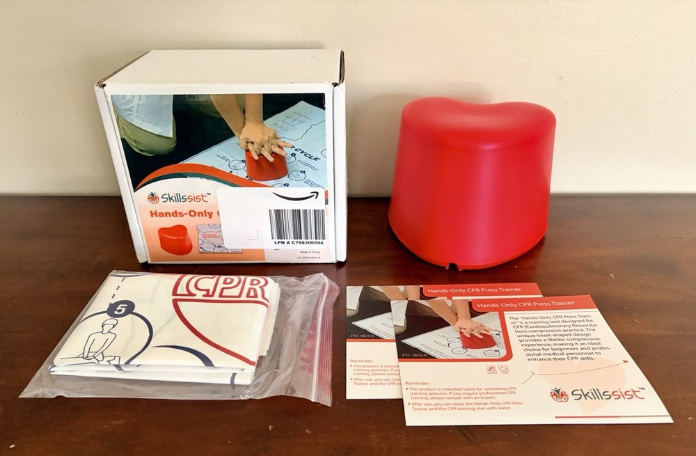 Skillssist CPR Saver Training Kit, Hands Only Trainer