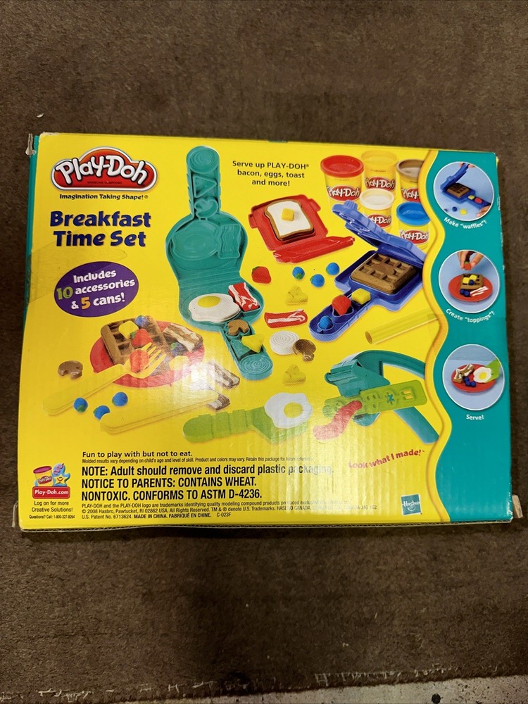 Play Doh Breakfast Time Set, 2015 New