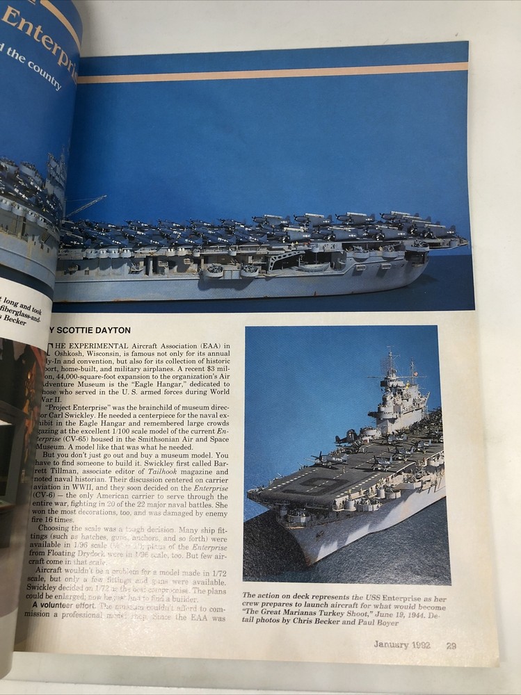 Fine Scale Modeler Magazine January 1992