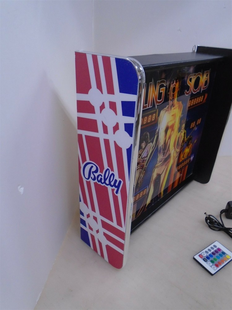 Bally Rolling Stones Pinball Head LED Display light box