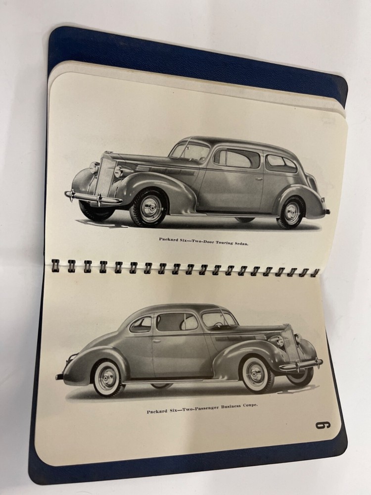 1938 Packard Motor Car Packard Six & Packard 8 Data Automobile Book