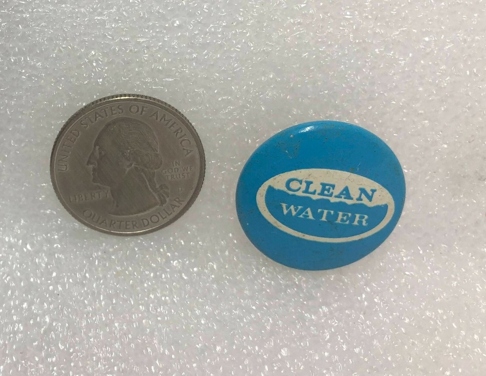 Clean Water Button Pin