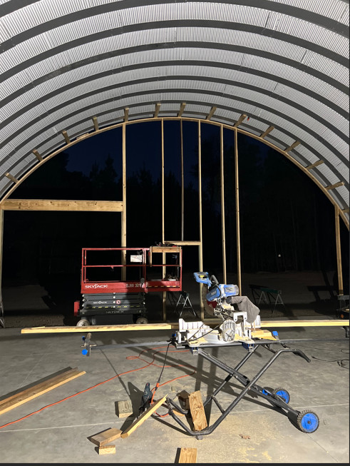 30x40x14 Engineered Steel Building Kit | DuroSPAN Clear-Span Arch System