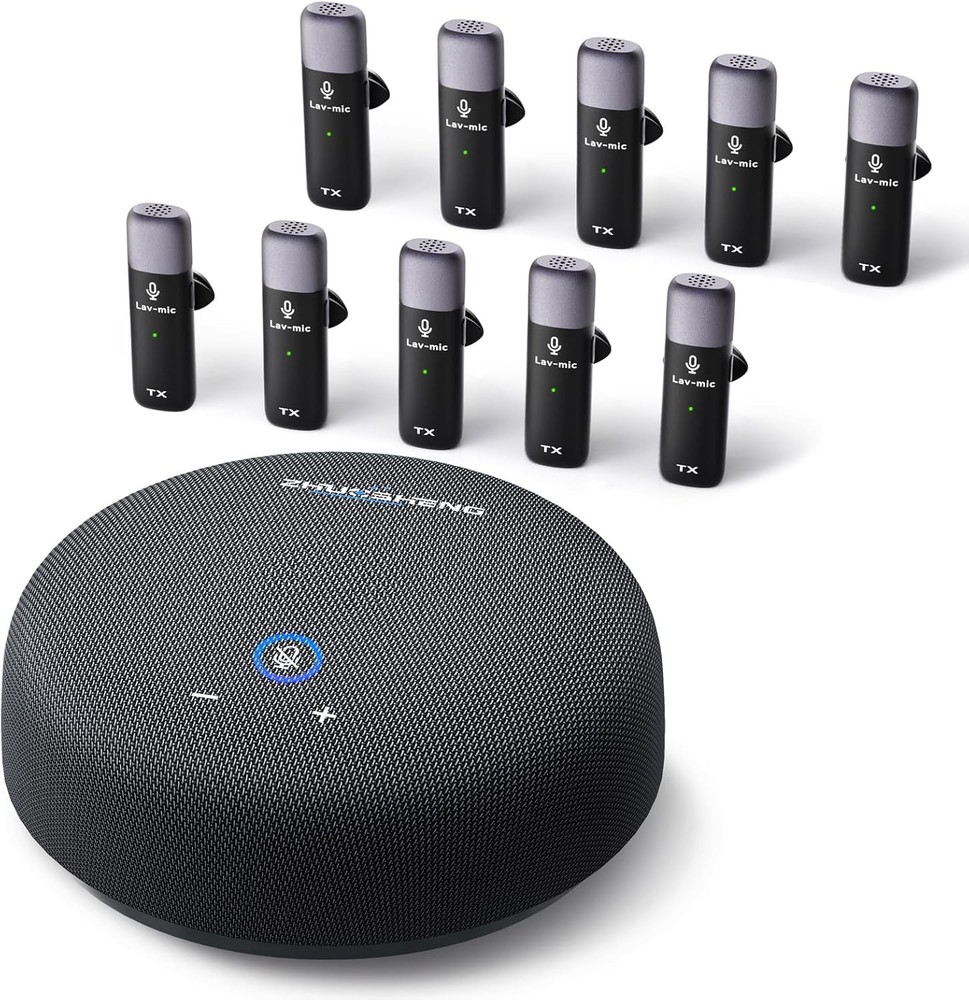 Conference Speakerphone 10 AI Mics 360