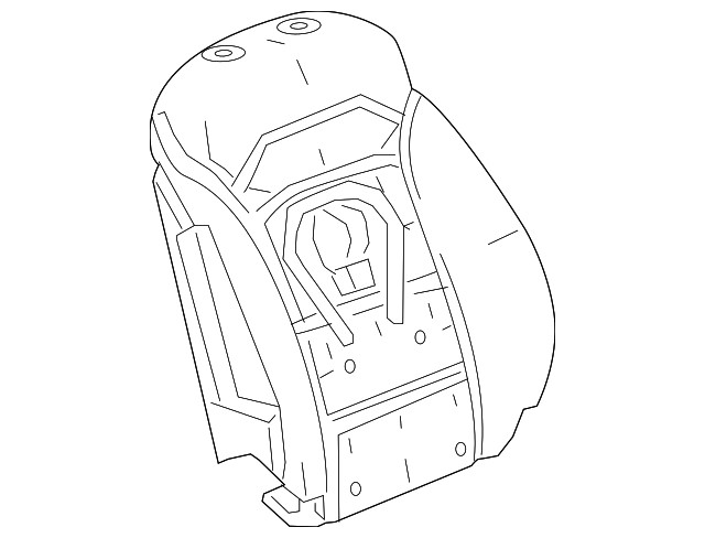 Genuine GM Front Passenger Side Seat Back Pad 84520492