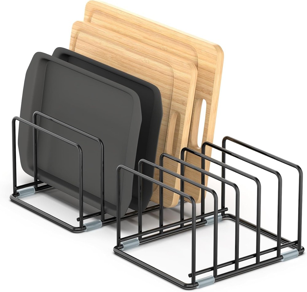 Medium Bla Cutting Board Ras, Kitchen Cabinet Organizer, 5 Tiered