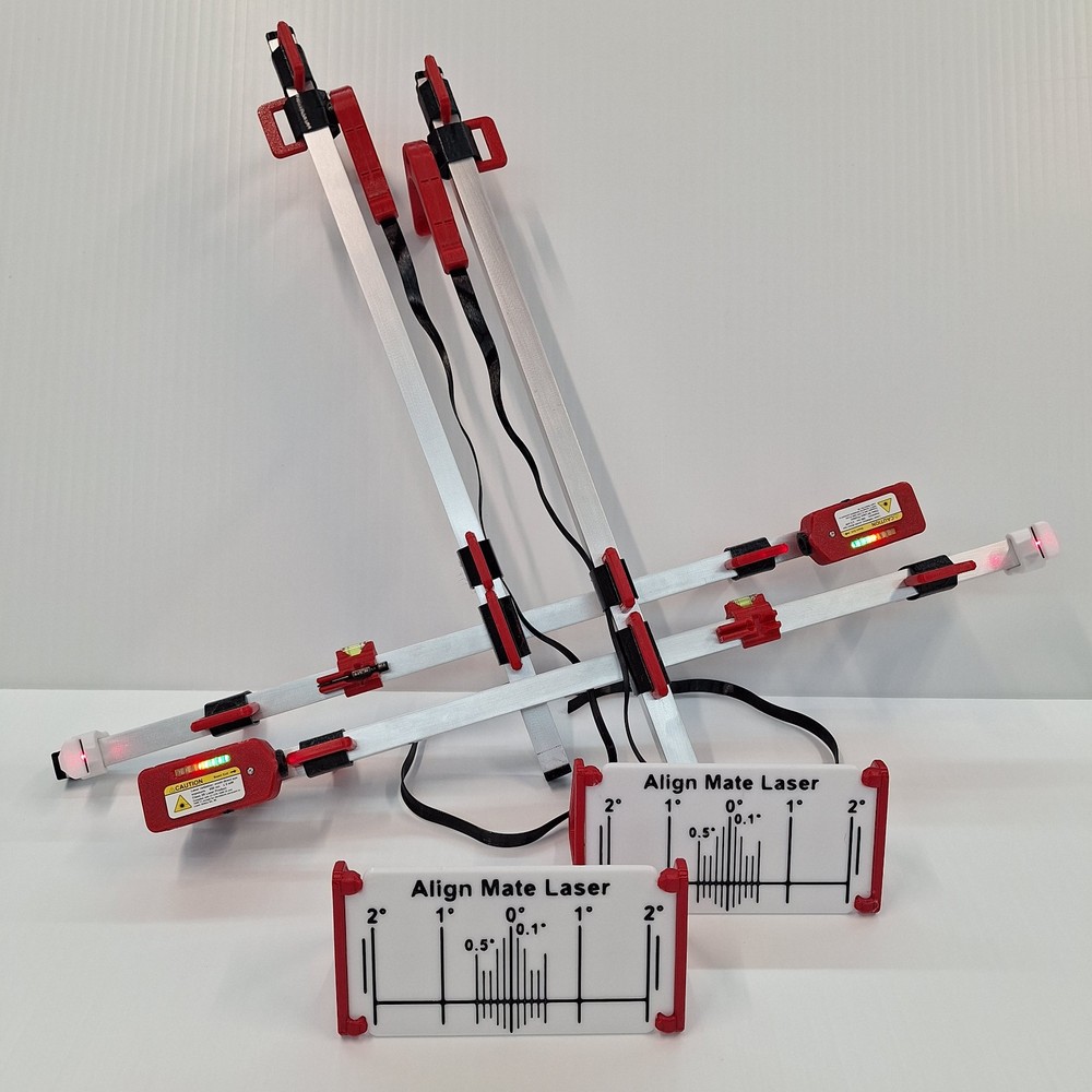 Precision Laser Toe Wheel Alignment Tool – DIY, Portable, Real-Time Feedback