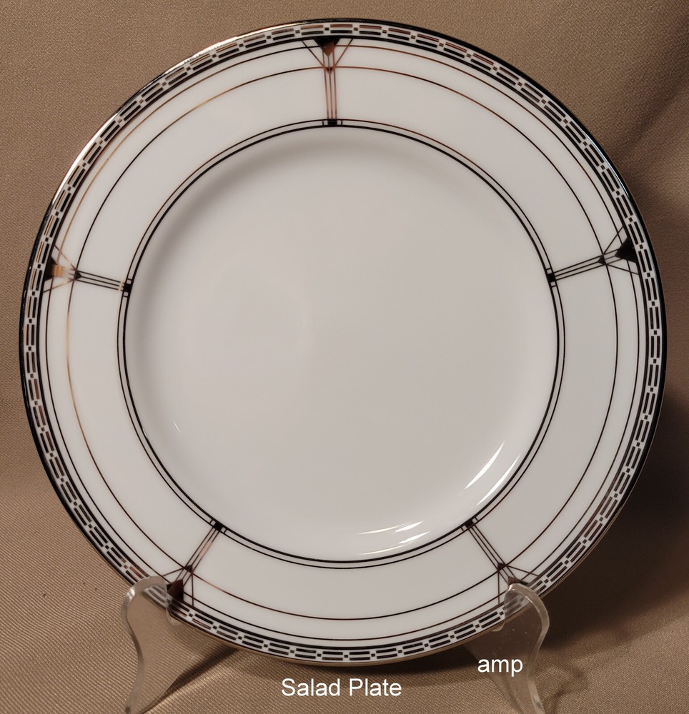 Noritake Palmer Platinum 5 Piece Place Setting EXCELLENT!