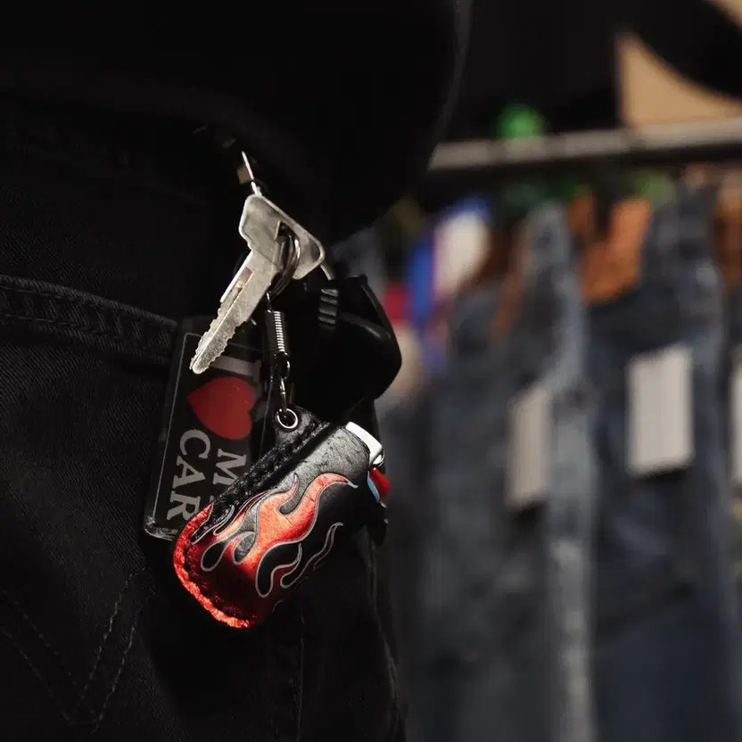 Flame Leather Lighter Case for BIC Mini Lighter Official