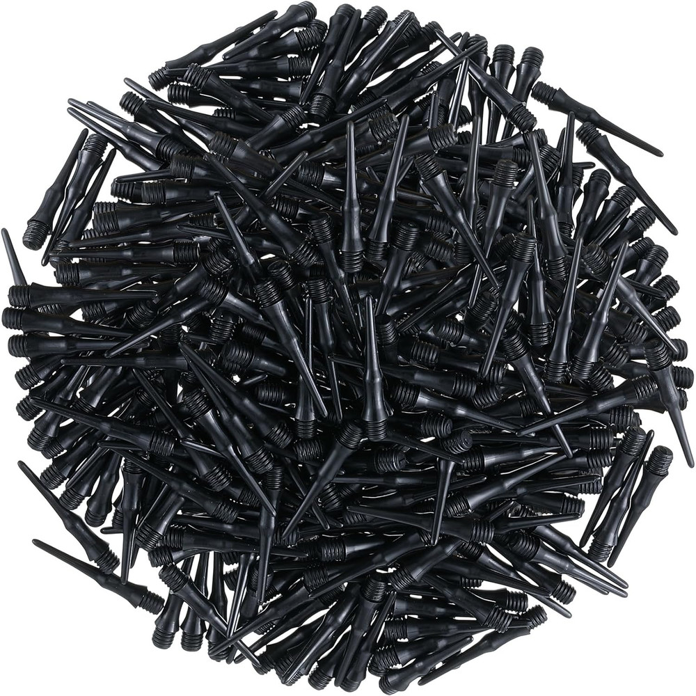 200 Pack 2BA Thread Soft Tip Dart Points Plastic Replacement Dart Tips Soft Tip