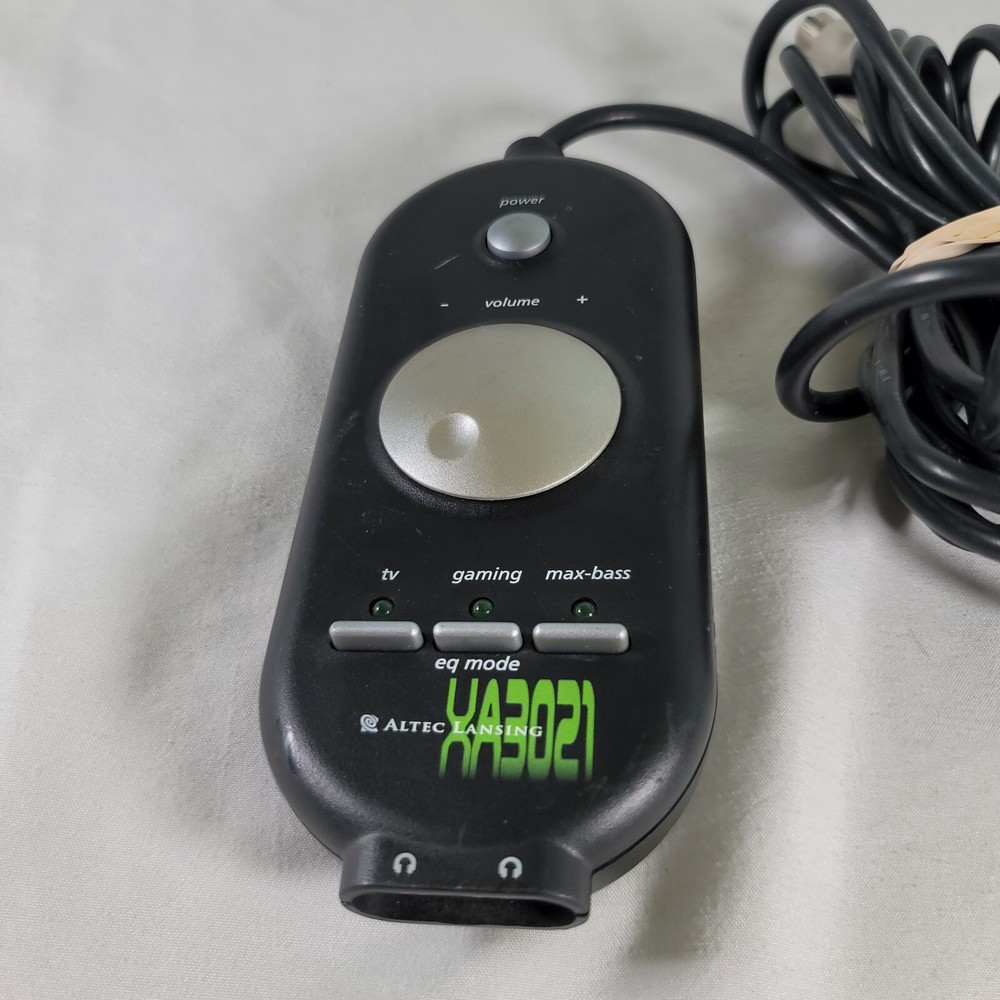 Altec Lansing XA3021 Volume Bass EQ Control Module Controller Pod Replacement