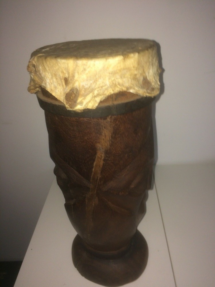 Authentic African Drum musical instrument