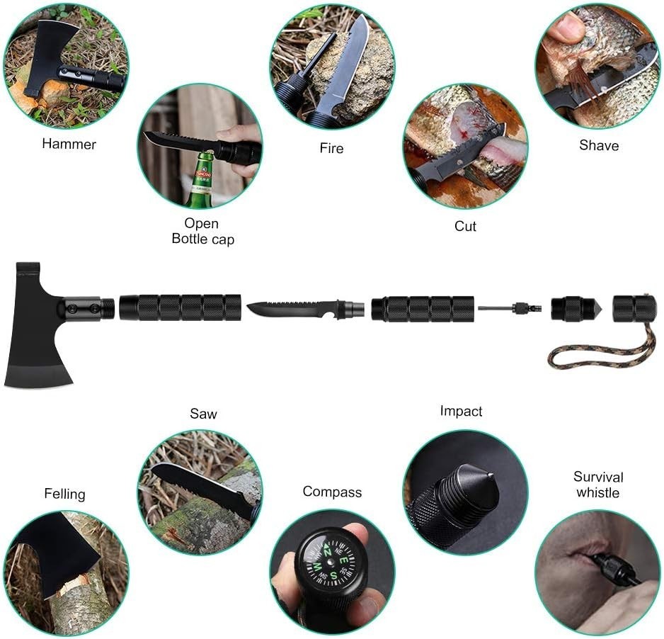 Camping Axe Folding Survival Hatchet Axe Tactical Camp Axe Outdoor Adventure