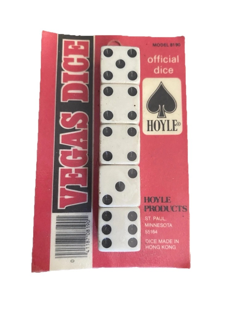 Vintage Unopened Authentic Vegas Dice.