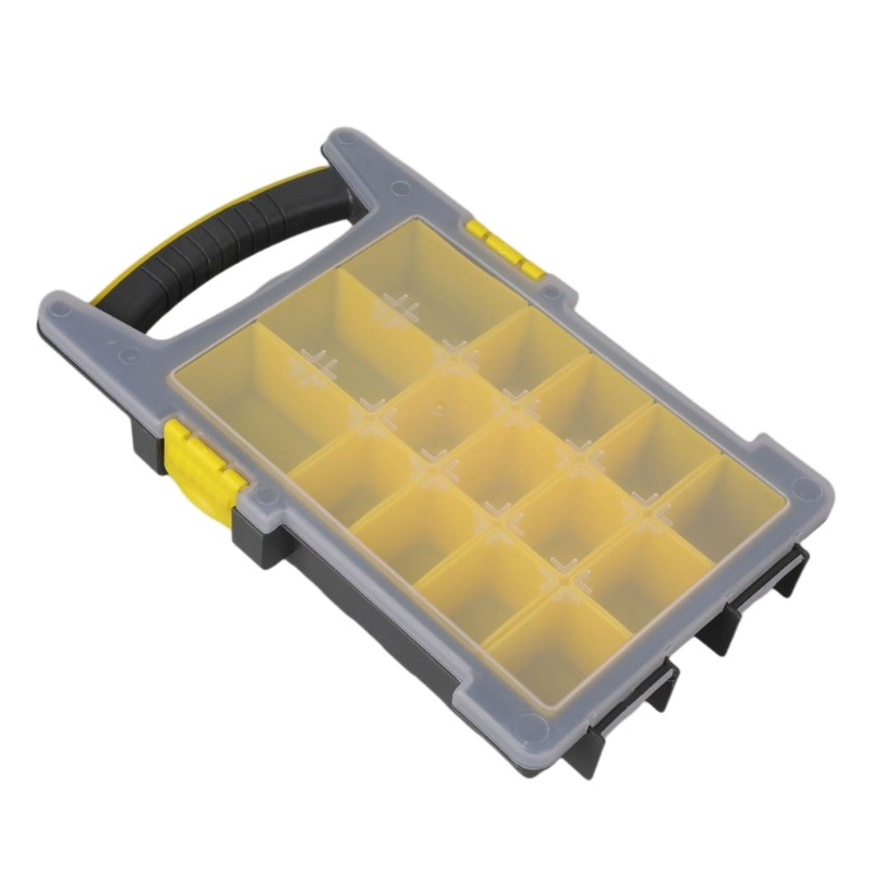 Compact 14 Compartment Utility Box For Various Small Tool And Accessories