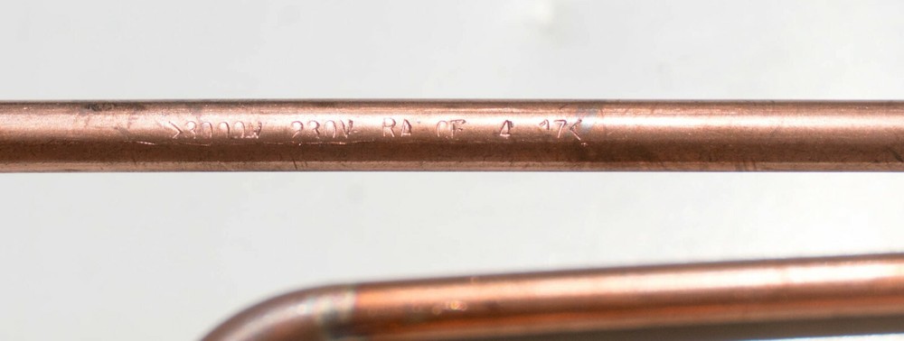 WATER TANK HEATING ELEMENT 3kW 230v Copper 14mm