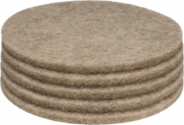 PRO SOURCE Gray Non-Abrasive Floor Burnishing Pads: 5 Pack, 20" Diameter