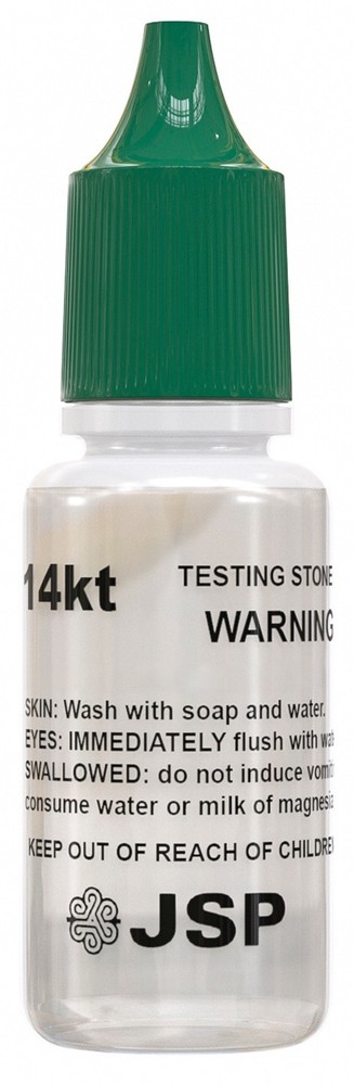 12 Bottles 18K & 14K Gold Jewelry Testing Detecting Solution Testing Acids JSP