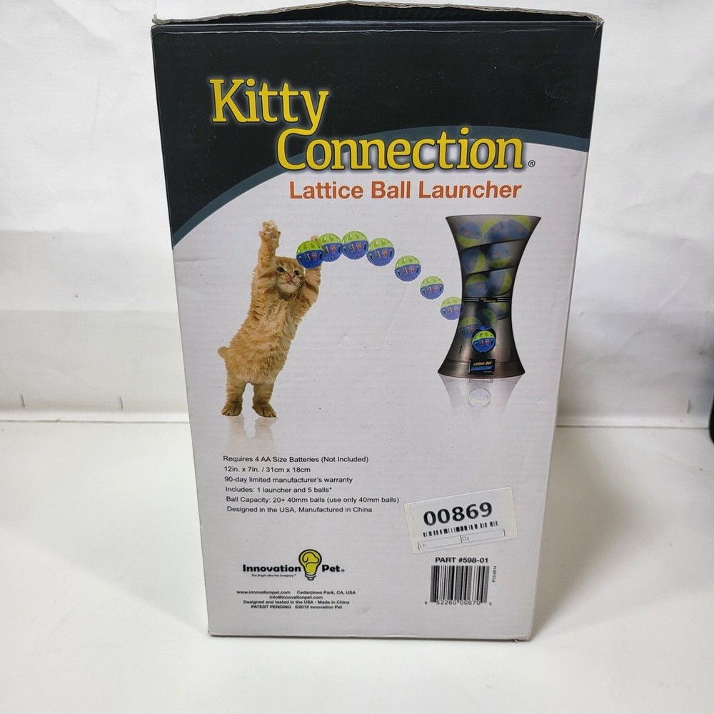 Kitty Connect lattice ball launcher
