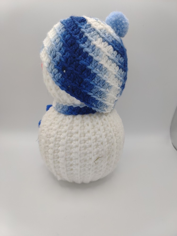 Hand Made Crochet Snowmen