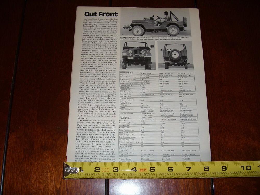 1972 JEEP CJ-5 - ORIGINAL ARTICLE