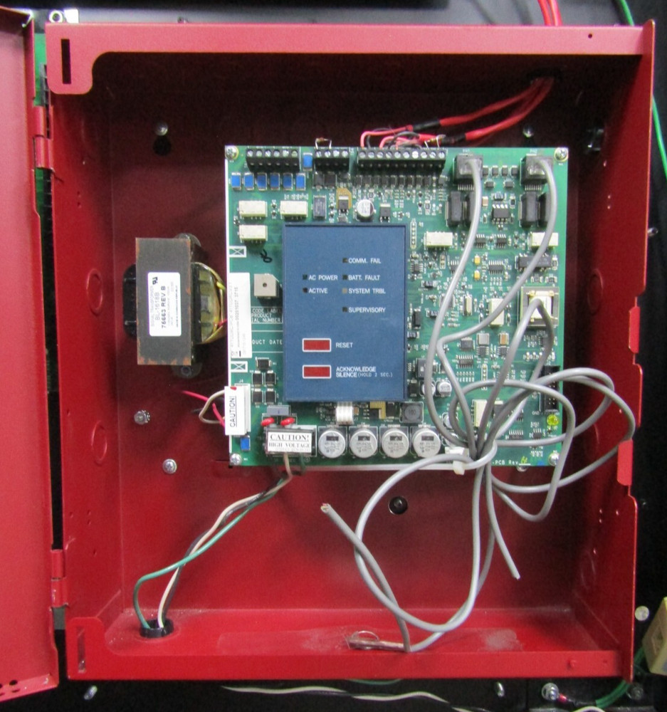 😀 SIEMENS CERBERUS PYROTRONICS FIRE ALARM PANEL W/ KEYS MXL