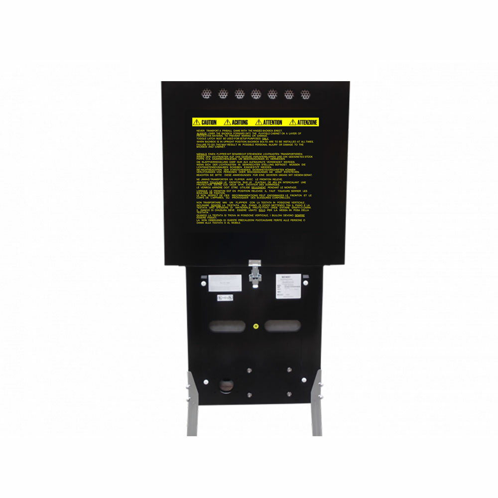 Williams HURRICANE Pinball Machine BACKBOX Warning Text Decal