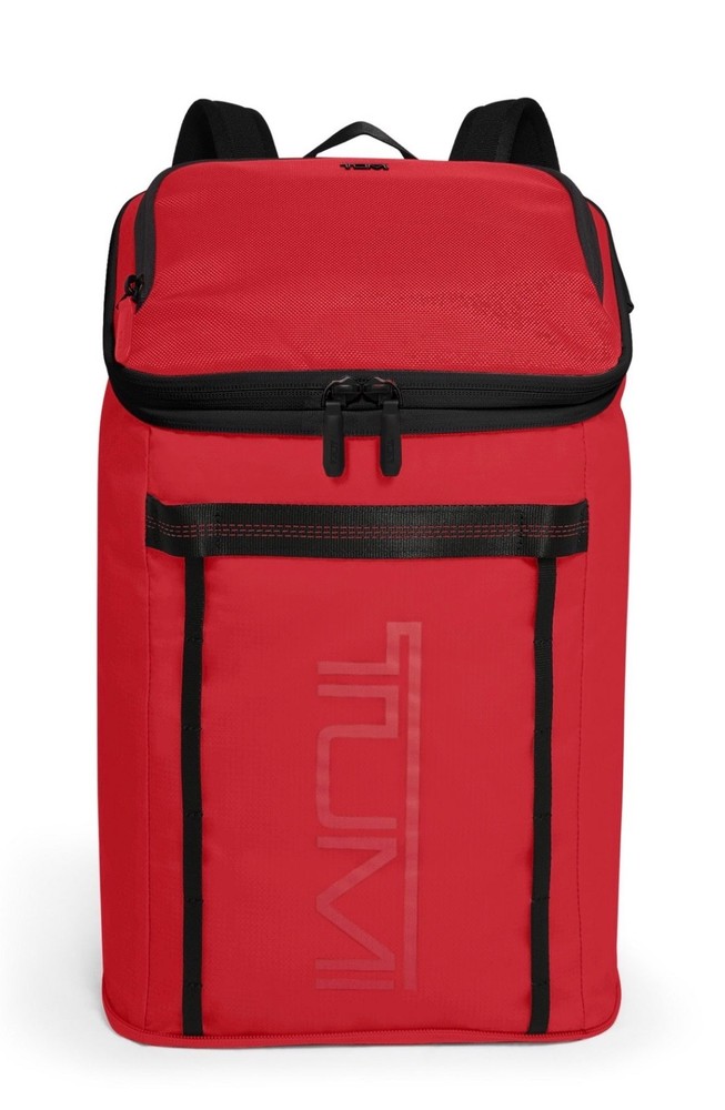 NEW Tumi ALPHA BRAVO Just in Case 17.0” Packable Backpack Bag - TUMI RED