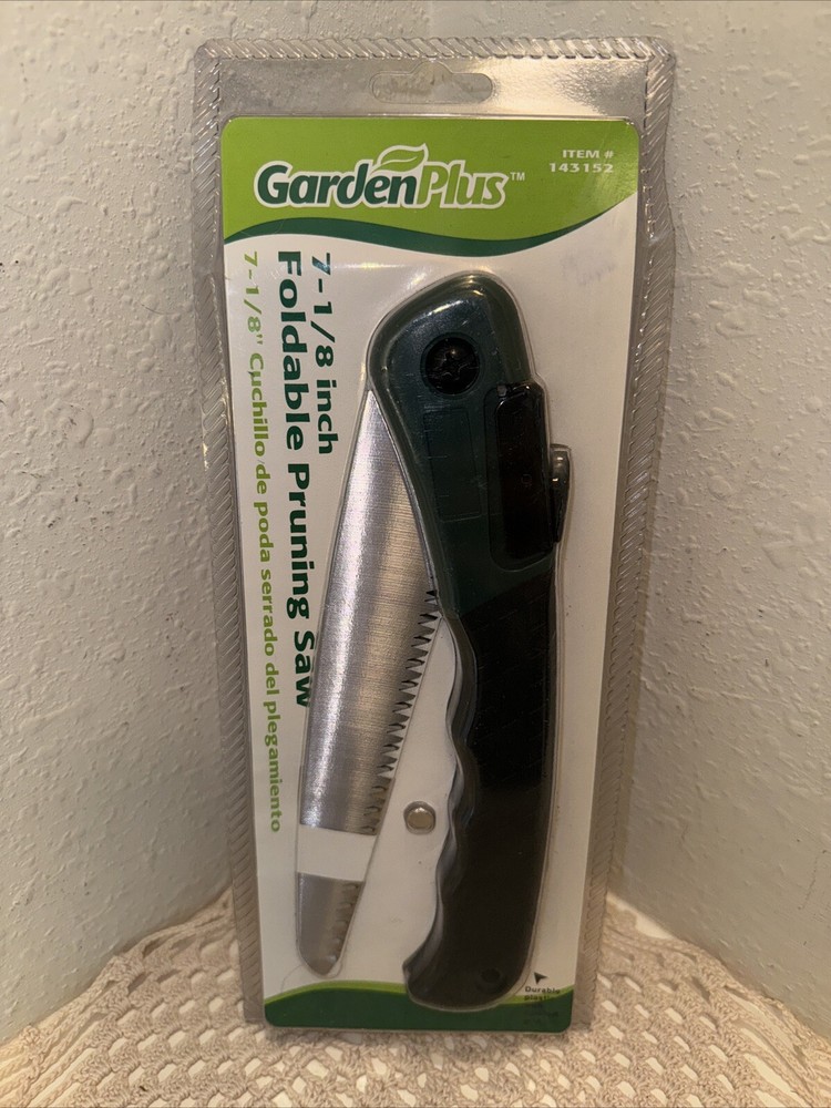 Brand New Folding Pruning Saw 7 1/8" Serrated Garden Plus Unopened Package Sharp