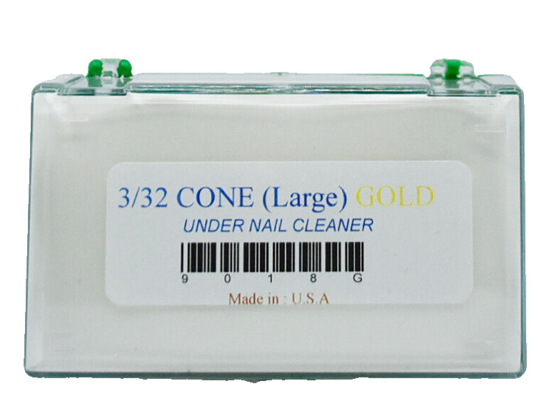 Startool 3/32" Cone (Large) Gold Under Nail Cleaner *( Single )