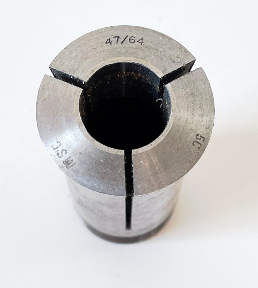 47/64" MSC 5C Round Collet External & Internal Threads .734375"